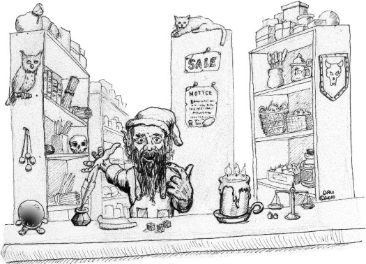 Gnomic Weapons Shop by David A. Ullery